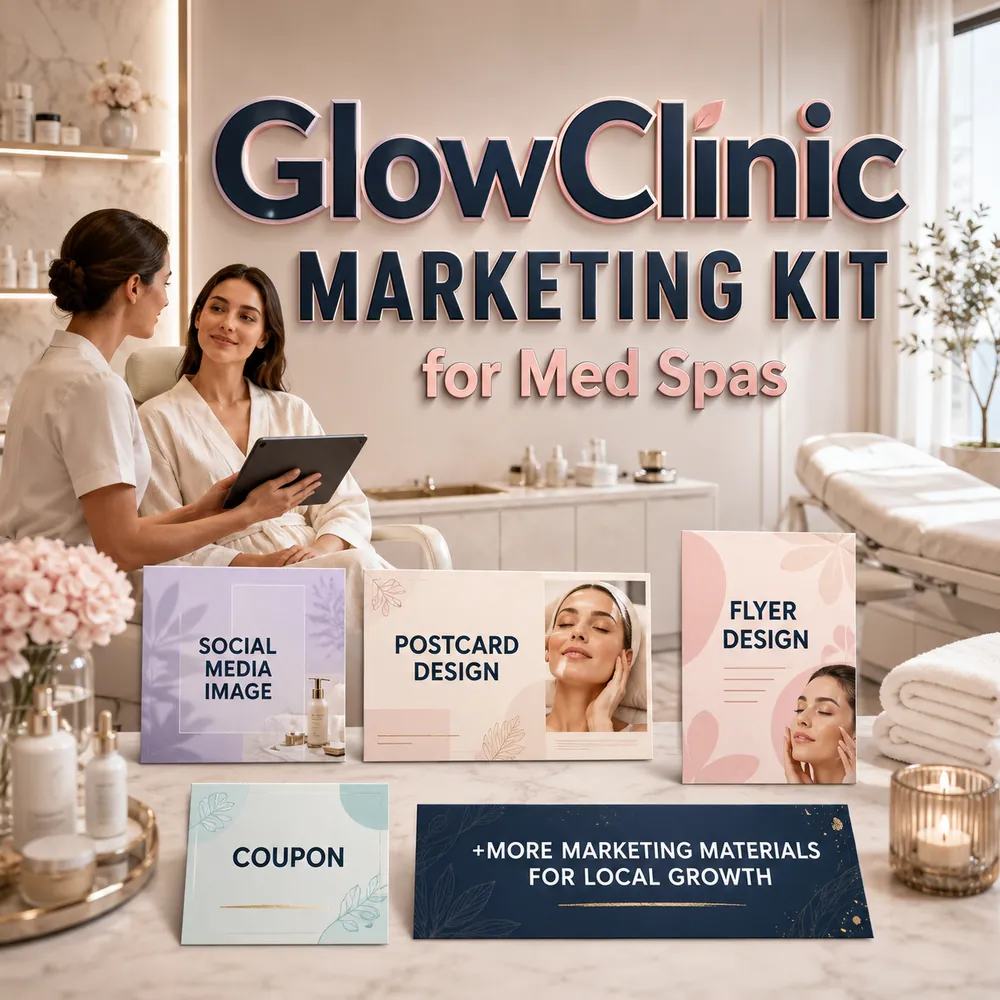 GlowClinic Marketing Kit for Med Spas
