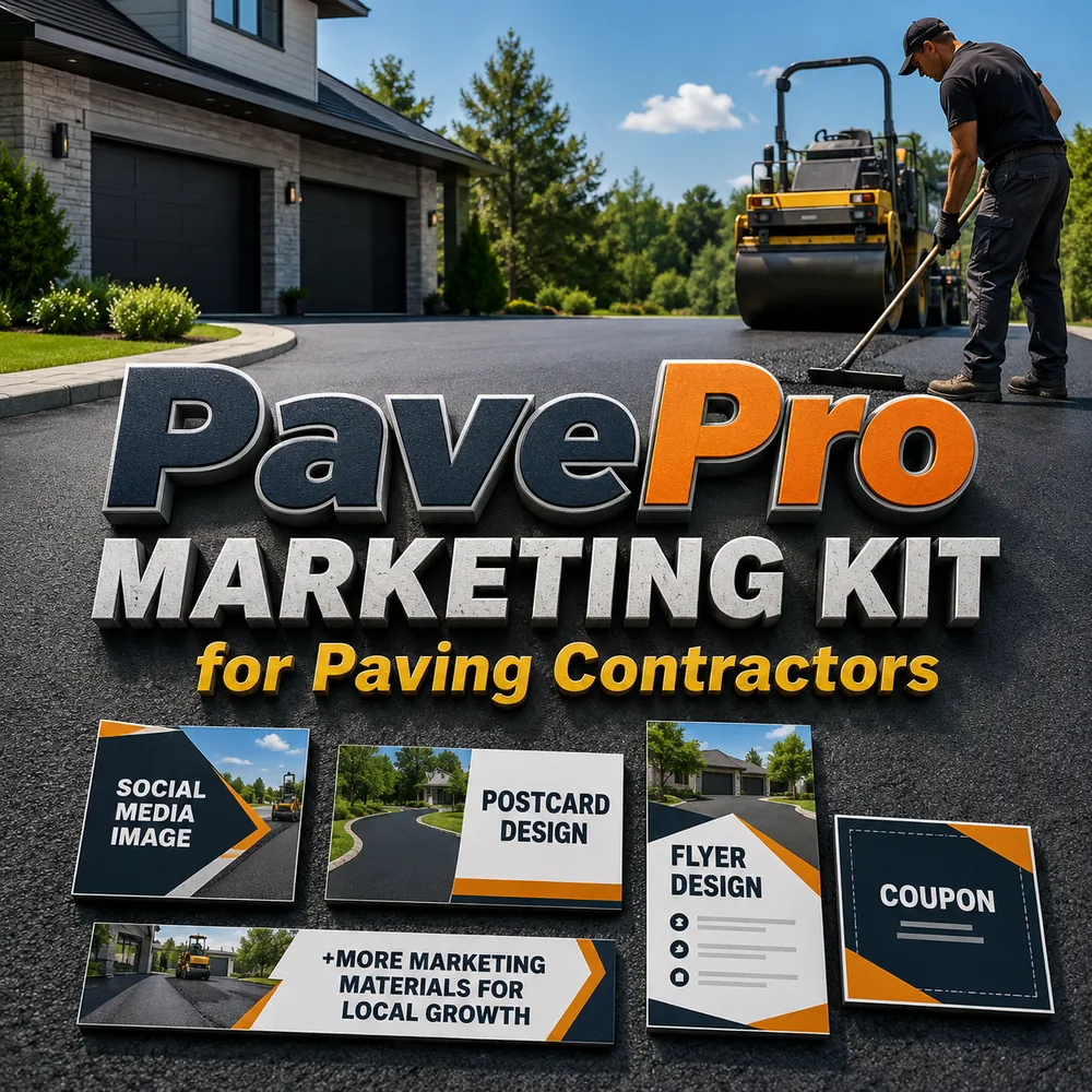 PavePro Marketing Kit for Paving Contractors