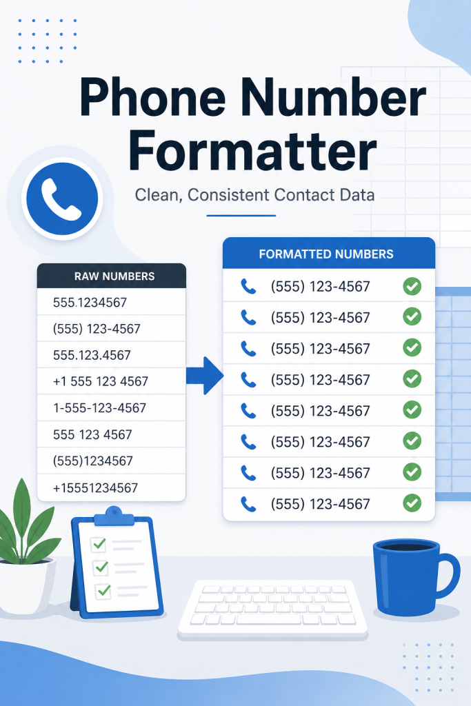 Phone Number Formatter